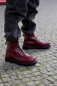 Preview: GRINDERS Cedric 8 Loch Derby Boots Stiefel mit Comando Sohle (weinrot - red)