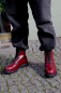 Preview: GRINDERS Cedric 8 Loch Derby Boots Stiefel mit Comando Sohle (weinrot - red)