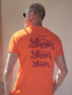 Preview: HOOLYWOOD NICKI (T-Shirt), Three Lions, 100% Baumwolle / Cotton, Made in Germany (orange)