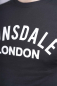 Preview: LONSDALE T-Shirt BRADFIELD, oldschool Frontdruck (schwarz/black)