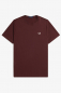 Preview: FRED PERRY Ringer T-Shirt aus Baumwolle (weinrot - burgundy) kostenfreier Versand!