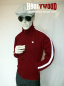 Preview: Trainingsjacke  - track jacket - KINGSLEAGUE (weinrot - weiss, burgundy - white)