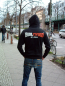 Preview: HOOLYWOOD Kapuzen - Jacke, Hoody - Jacket, Sweat - Jacke, OST-BERLIN, klassisch, schwere Ausführung 320 g/m² (schwarz - black)