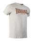 Preview: LONSDALE T-Shirt CLASSIC, Oldschool mit geflocktem LONSDALE LONDON Schriftzug (Marl Grey) VERSANDKOSTENFREI Inland!