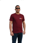 Preview: HOOLYWOOD Klassik T-Shirt - Nicki, Ost-Berlin, 100% Baumwolle / Cotton Made in Germany (weinrot - burgundy)