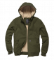 Preview: Winterjacke SHERPA mit Kunstfell-Futter - SHERPA-Futter - DATTON JACKET - Vintage Industries - Klassisch (olive grün)