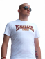 Preview: LONSDALE T-Shirt CLASSIC, Oldschool mit geflocktem LONSDALE LONDON Schriftzug (weiß - white) DEUTSCHLANDWEIT VERSANDKOSTENFREI!