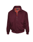 Preview: HARRINGTON Jacke mit kariertem Innenfutter - rot-kariert -  classic - Knightsbridge London (weinrot - burgundy)