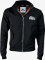 Preview: LONSDALE Original Harrington Jacke mit karierten Tartan Innnenfutter (black - schwarz)