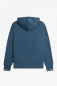 Preview: FRED PERRY Kapuzensweatshirt mit klassischen Streifen am Arm, Tipped Hooded Sweatshirt - VERSANDKOSTENFREI Deutschlandweit (midnight blue - blau)