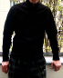 Preview: Trainingsjacke  - track jacket - KINGSLEAGUE schwarz mit schwarzem Sreifen am Ärmel, tone in tone - black