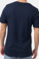 Preview: LONSDALE T-Shirt CLASSIC, Oldschool mit geflocktem LONSDALE LONDON Schriftzug (dunkelblau - navy) VERSANDKOSTENFREI Inland