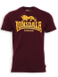 Preview: LONSDALE T-Shirt, klassisch, Lion - Logo, S - 3XL, Versandkostenfrei Inland (weinrot - burgundy)