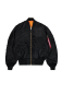 Preview: ALPHA INDUSTRIES Fliegerjacke, MA-1 das Original! - Wendejacke Bomberjacke Flightjacket (schwarz - black)