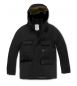 Preview: PARKA  - CANVAS JACKE, Wasserdicht - Atmungsaktiv, Miles Jacket V-Works by Vintage Industries (schwarz - black)