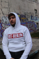 Preview: OST-BERLIN Kapuzen-Sweatshirt, Hooded-Sweatshirt, Hoody, Pullover mit Kapuze, by HOOLYWOOD-Berlin (weiss - white)