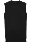 Preview: Pullunder, Westover, Classic V-Neck Sleeveless Knitted Pullover, Tank Top Sleeveless Pullover Pullunder Skinhead Mod Vest (schwarz - black)