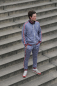 Preview: LONSDALE Trainingsanzug THE GENTLEMEN tracksuit BURMARSH (blau/weiss/rot - blue/white/red)