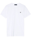 Preview: FRED PERRY T-Shirt Ringer Klassik, FRED PERRY Ringer classic T-Shirt (weiß - white)