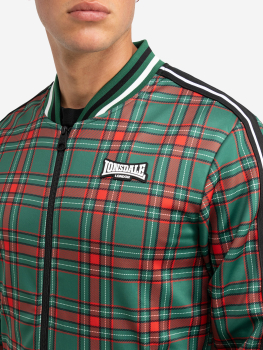 LONSDALE Trainingsanzug GENTLEMEN tracksuit EDGEWARE (gruen-rot - green-red)