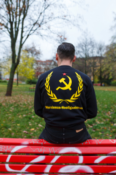 HOOLYWOOD Sweatshirt MARXISMUS - HOOLIGANISMUS, regular fit, S-XXXL, Versandkostenfrei Innland (schwarz - black)