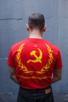 HOOLYWOOD T-Shirt "Marxismus-Hooliganismus" klassisch, Made in Germany, Innland versandkostenfrei, S - XXL (rot - red)