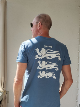 HOOLYWOOD NICKI (T-Shirt), Three Lions, 100% Baumwolle / Cotton, Made in Germany (blue - blau)