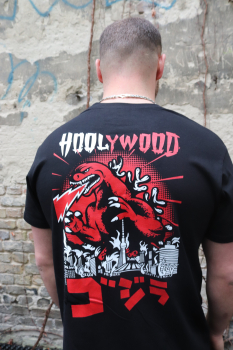 HOOLYWOOD Godzilla limited T-Shirt NICKI, Ost-Berlin, 100% Baumwolle/cotton, Made in Germany (black - schwarz)