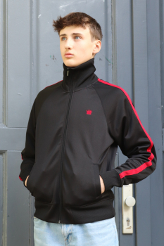 Trainingsjacke  - track jacket - KINGSLEAGUE (schwarz - rot, black - red)