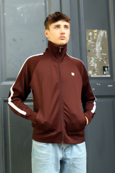 Trainingsjacke  - track jacket - KINGSLEAGUE (braun-weiss, brown-white)