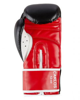 Boxhandschuhe von BenLee, CARLOS, schwarz/rot - black/red (10 oz)