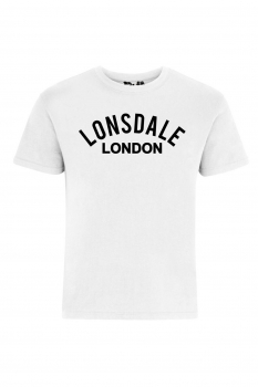 LONSDALE T-Shirt BRADFIELD, oldschool Frontdruck (weiss/white)