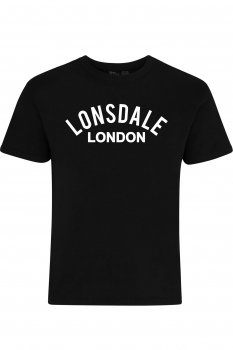 LONSDALE T-Shirt BRADFIELD, oldschool Frontdruck (schwarz/black)