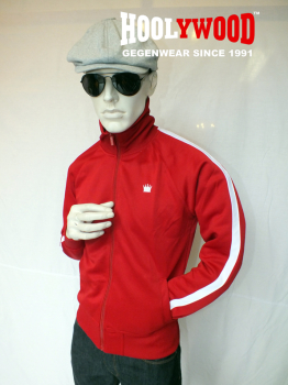 Trainingsjacke  - track jacket - KINGSLEAGUE (rot - weiss, red - white)