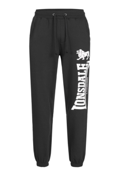 LONSDALE Jogginghose, Jogginghose mit großem Lonsdale London Logo-Druck, M - 3XL (schwarz - black)