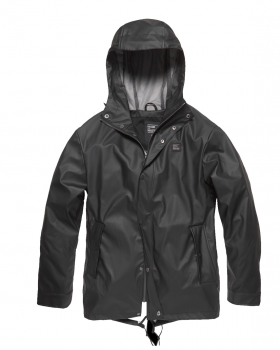 Outdoor Regenjacke "Ostfriesennerz" - 100% wasser- und winddicht - JONES JACKET - Vintage Industries (schwarz - black)