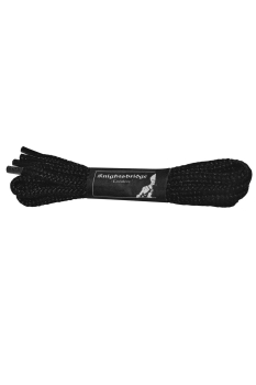 Schnürsenkel Laces Rund für 3-5 Loch Halbschuhe (Verpackungseinheit: 3 Paar) ca.75cm lang ø4 mm dick reißfester Ersatz Schuhbänder Wanderschuhe Arbeitsschuhe Outdoor (schwarz - black)