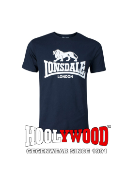 LONSDALE T-Shirt, klassisch, Lion - Logo, Versandkostenfrei Inland, Größe S - 5XL ! (dunkelblau - navy)