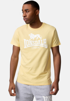 LONSDALE T-Shirt klassisch mit Loewen Lion - Logo Versandkostenfrei Inland (gelb - yellow)