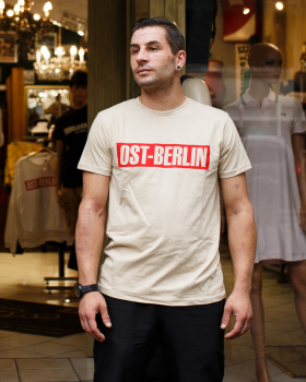 Ost-Berlin by HOOLYWOOD - Berlin NICKI (T-Shirt), 100% Baumwolle / Cotton - Made in Germany (beige)