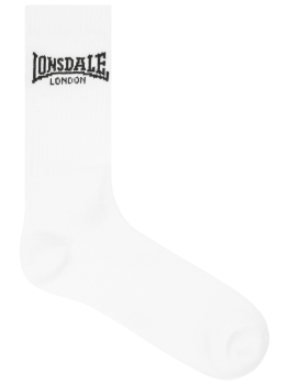 LONSDALE Sportsocken Strümpfe (Größe 39-42) weiss - white