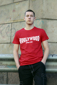 HOOLYWOOD SPORT FREI ! Nicki/T-Shirt, Made in Germany, versandkostenfrei Inland (rot - red)