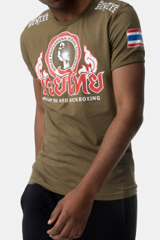 MUAY THAI AND KICKBOXING T-Shirt - Ben Lee - Spezial (olive)