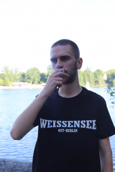 WEISSENSEE Ost-Berlin, T-Shirt - Nicki - Statement  (schwarz - black)