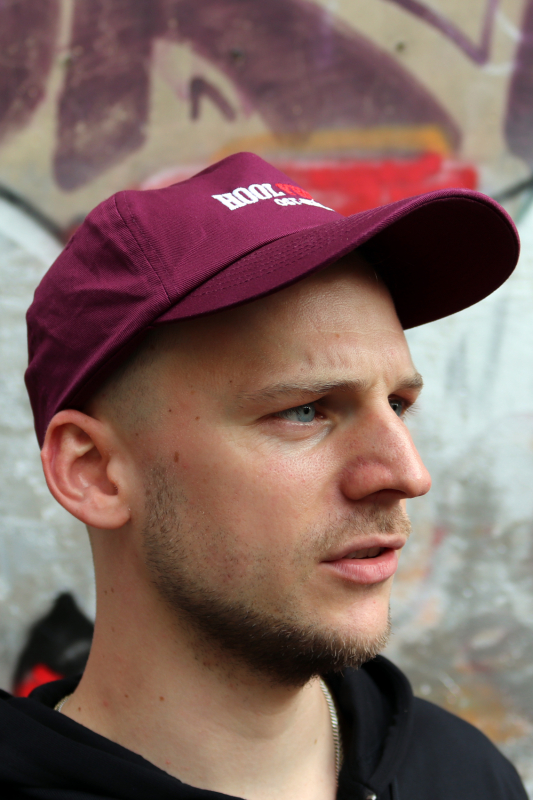 HOOLYWOOD Ost-Berlin, Baseballcap, Schirmmütze, Ultimate 5 Panel Cap classic, one size (weinrot - burgundy)