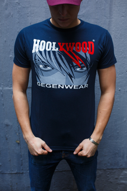 HOOLYWOOD GEGENWEAR Nicki (T-Shirt) F.A.C.E, Made in Germany, limited Edition, versandkostenfrei Inland (dunkelblau - navy)