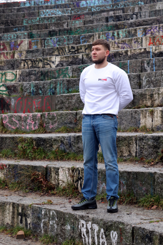 HOOLYWOOD Sweatshirt, Pullover, Langarm-Klassik-Shirt, Ost-Berlin  (weiss - white)