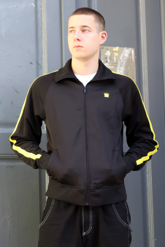 Trainingsjacke  - track jacket - KINGSLEAGUE (black - yellow, schwarz - gelb)