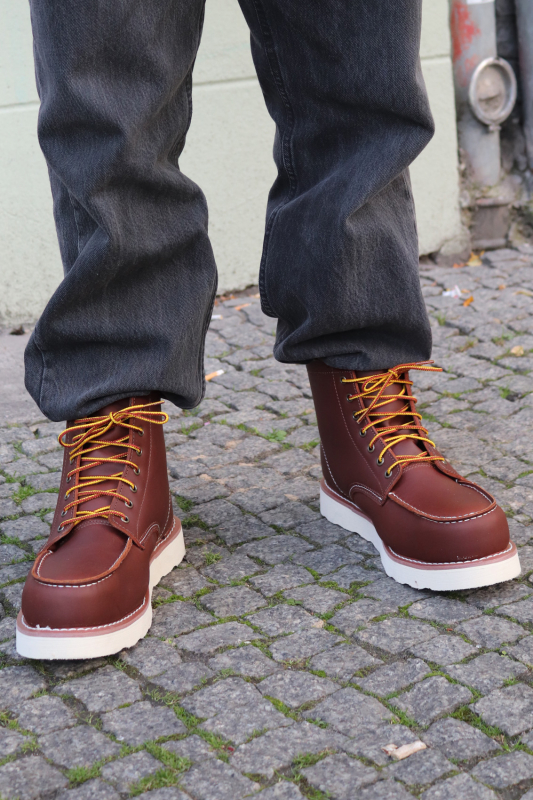 GRINDERS Mokassin, Stiefel (Boots) mit 7 Ösen. Sicherheitsstiefel - Sicherheitsbewertung EN ISO 20345:2011 S1P, mit Stahlkappe/Steelcap (braun/brown)