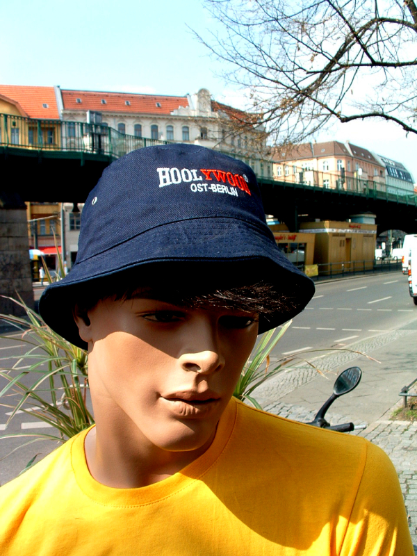 HOOLYWOOD Bucket Hut, Anglerhut, Schlapphut, Fisherhut, Fisherman Piping Hat, Größe(size) L-XL - Kopfumfang ca.58 cm (dunkelblau/navy)